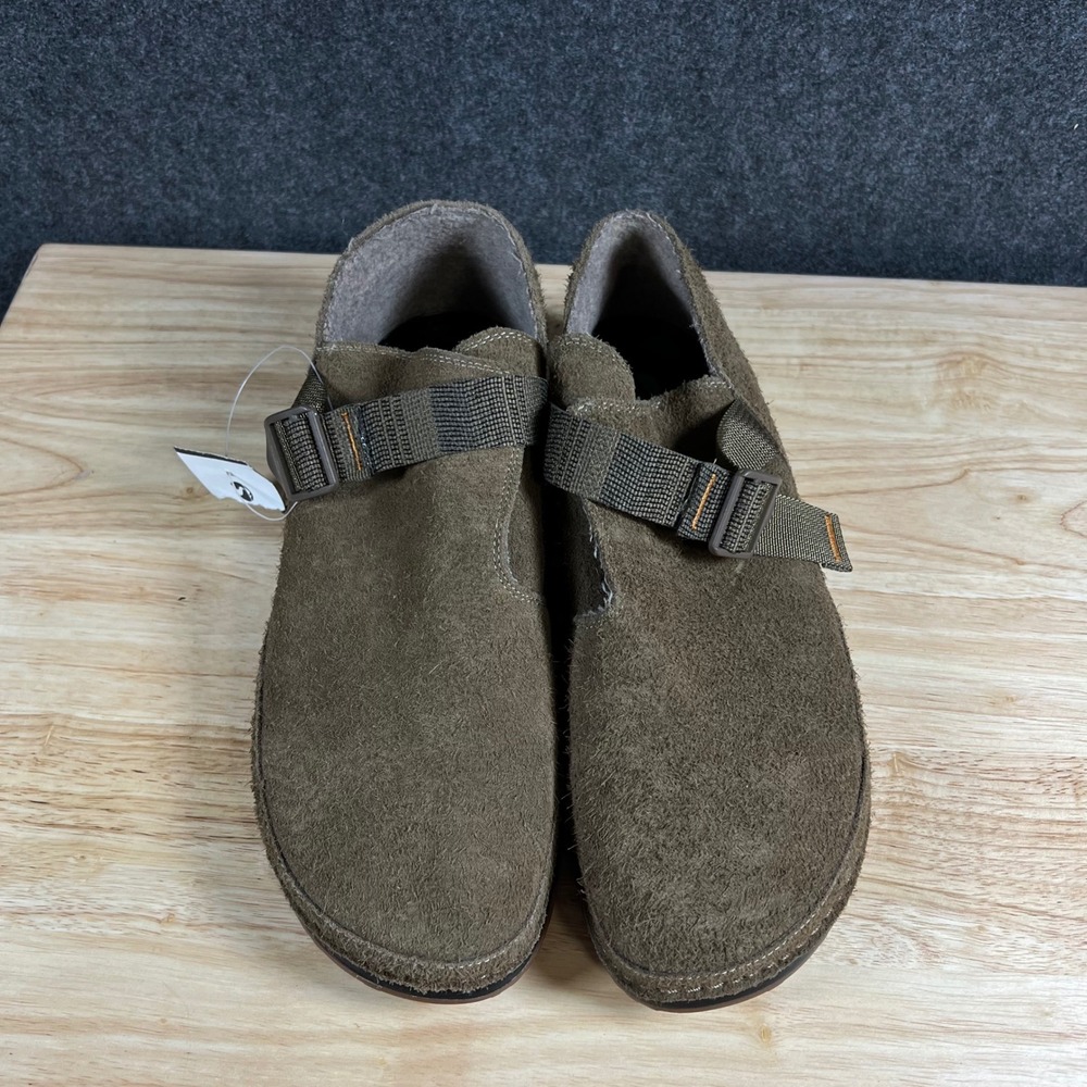 Chaco Paonia Suede Clogs Womens 12 Teak Brown Wool Blend Lining JCH108932